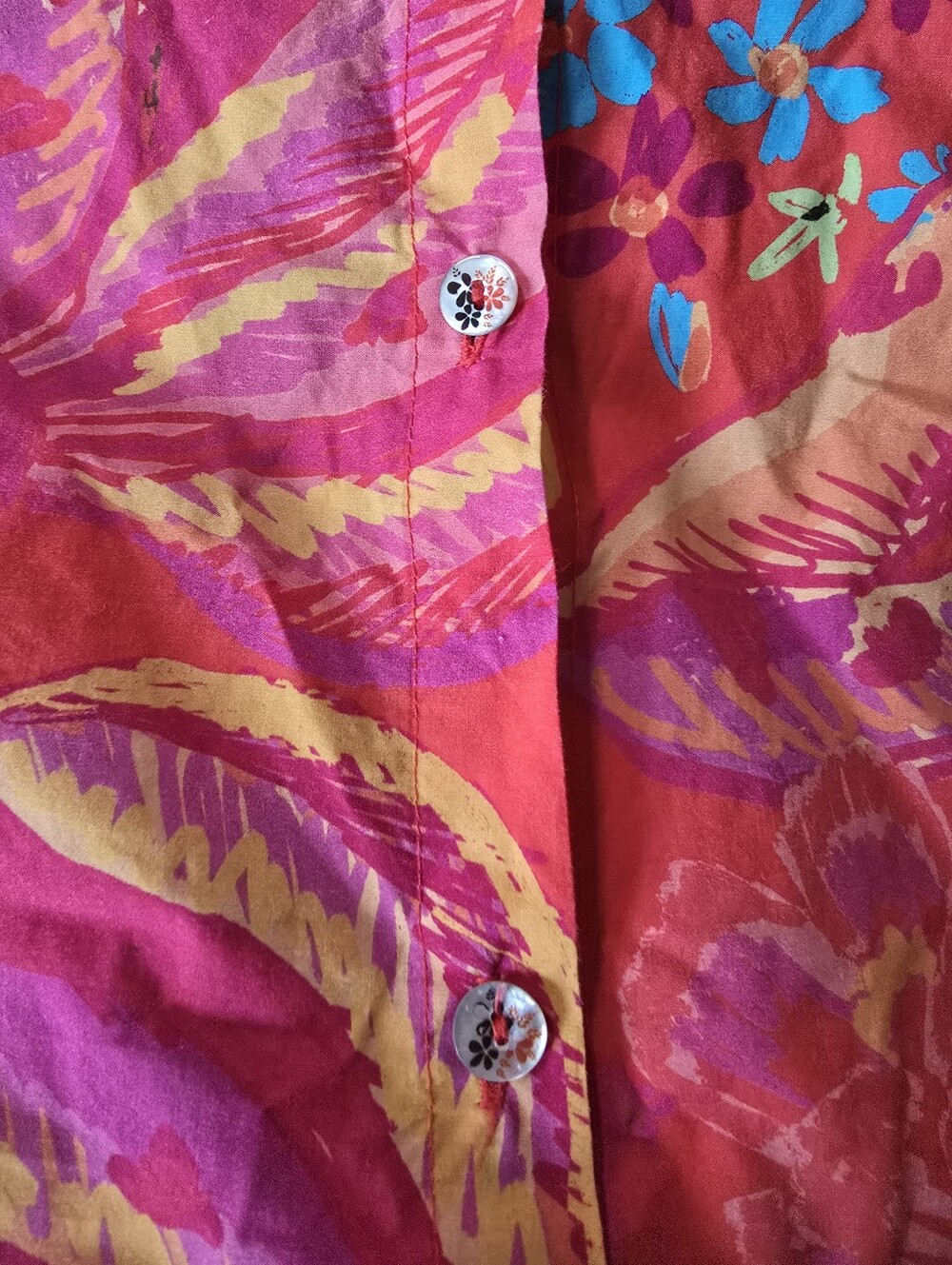 Farm Rio Red Spring Bananas Midi Dress, XL - Picture 4 of 8